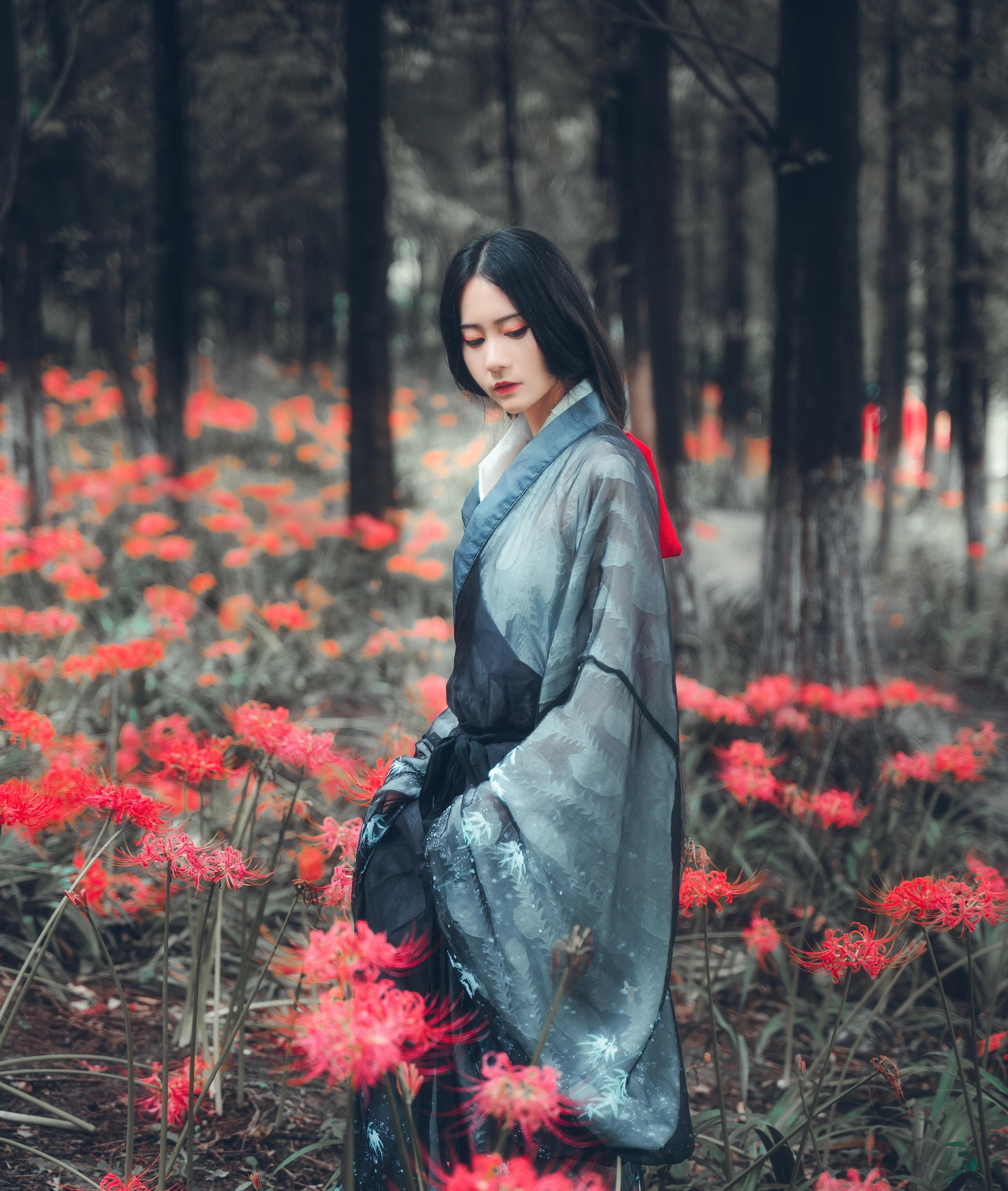 拿相机的执义 - NO.36 汉服古风写真彼岸花 2