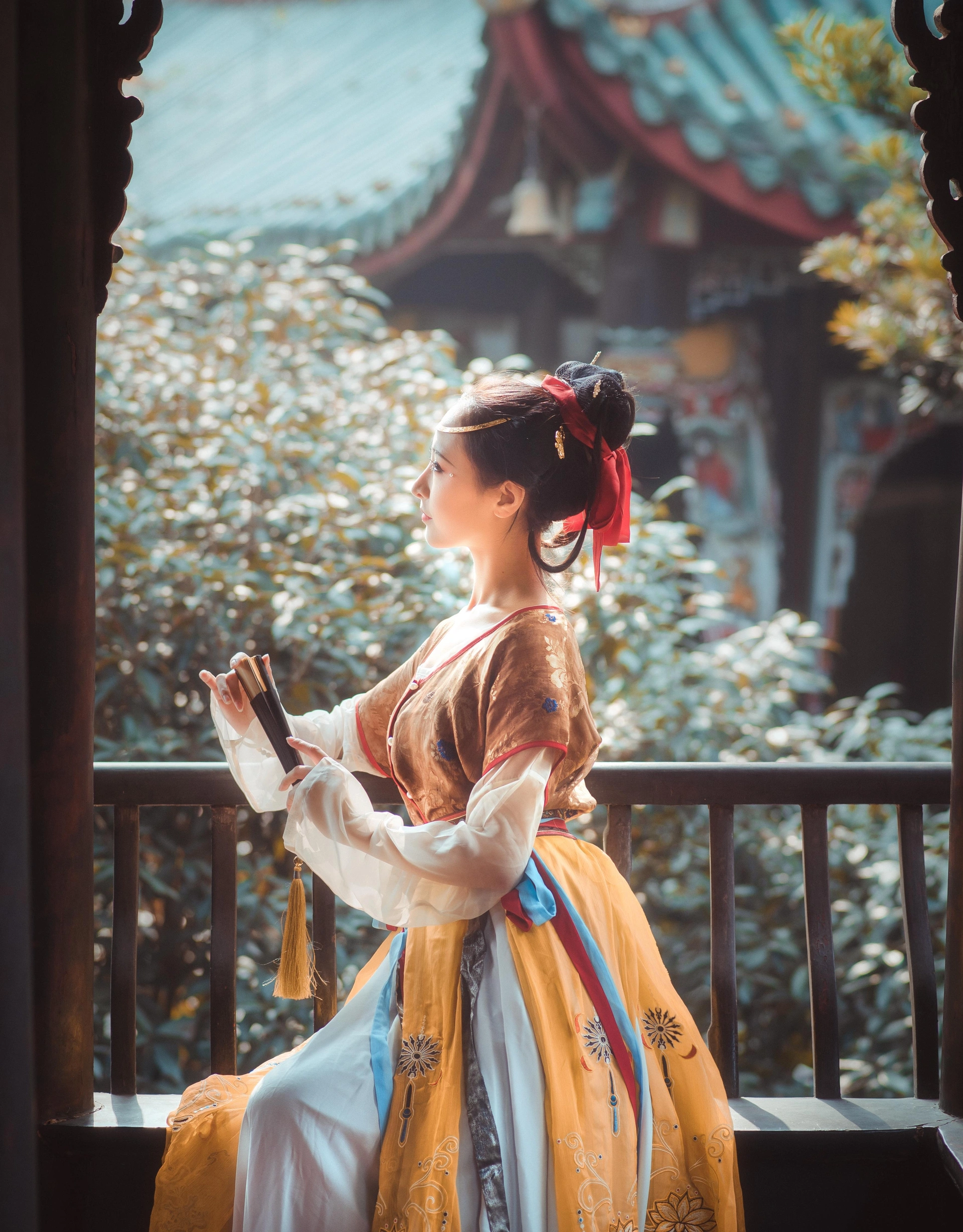 拿相机的执义 - NO.41 汉服写真头上金爵钗 1