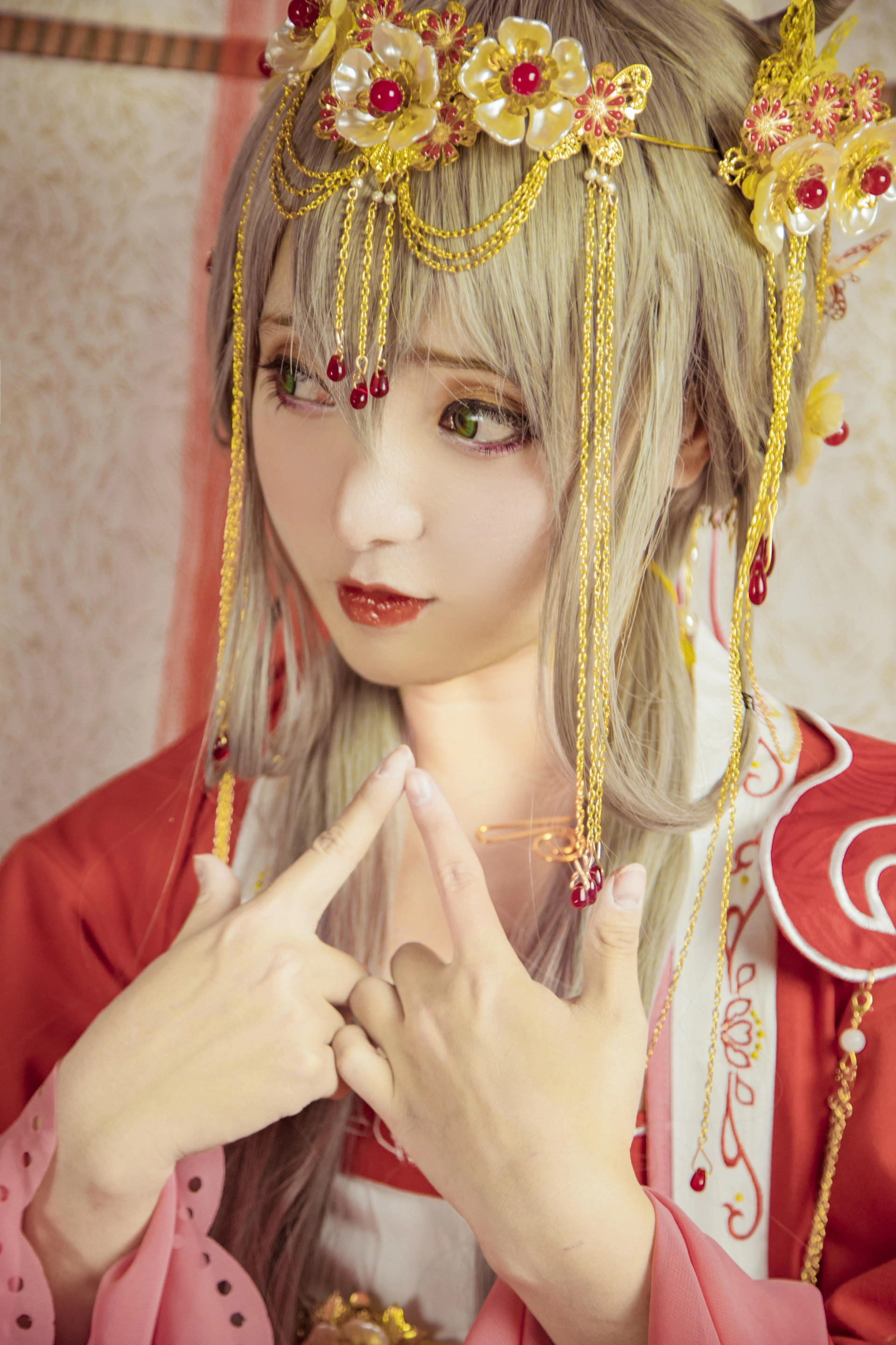斯文文文文 - NO.62 VOCALOID COS洛天依落花霁婚服 2