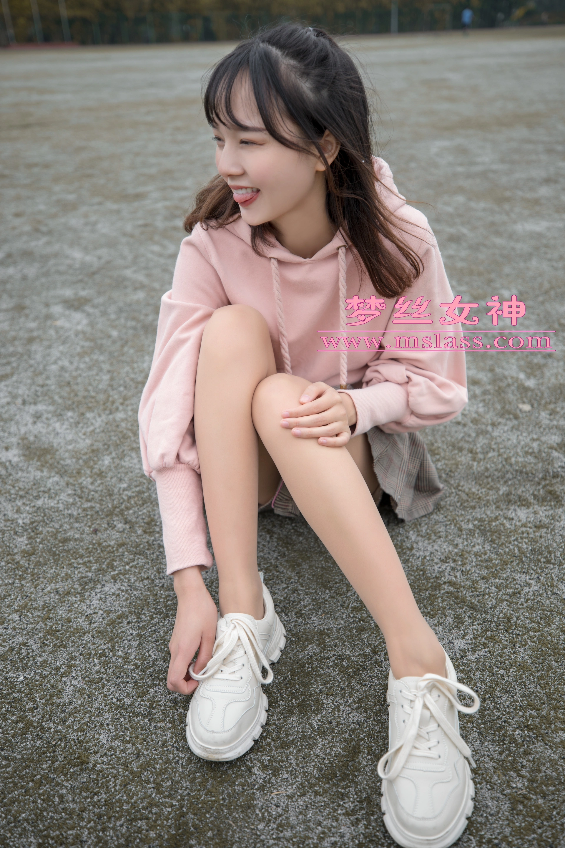 MSLASS梦丝女神 - 2019.04.23 NO.002 玥玥 操场小甜心 2