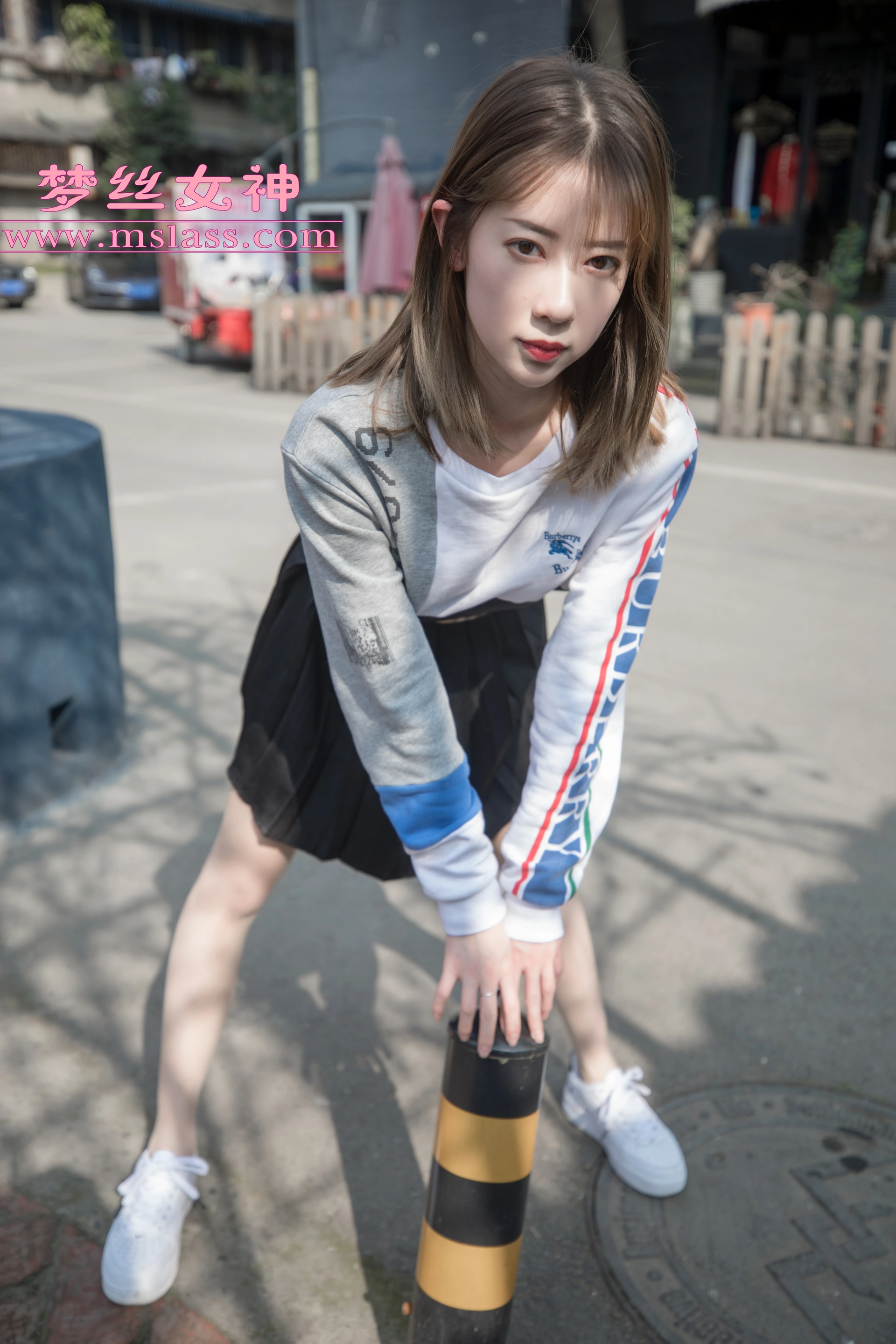 MSLASS梦丝女神 - 2019.05.02 NO.009 苏沐 笔直细腿 3